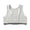Grey, variant on 3 PCS Girls Training Bras Soft Cotton Crop Tops Unpadded Racerback Kids First Bra Sports Bra for Girls Age 7-14