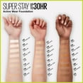 thumbnail image 4 of Maybelline Super Stay Full Coverage Liquid Foundation Makeup, Medium Beige, 1 fl. oz., 4 of 10