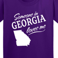 thumbnail image 4 of Inktastic Someone in Georgia Loves Me Youth T-Shirt, 4 of 5