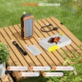40000mAh Solar Power Bank with Hand Crank & Built-in Cables, LED ...