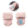 thumbnail image 4 of Worallymy 1 par bonitos calcetines antideslizantes de lana peludos cálidos para bebés niñas y niños calcetines de fibras acrílicas elásticas transpirables para niños pequeños Worallymy JD735813898, 4 of 7
