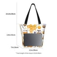 thumbnail image 3 of Pofeuu Honey Bee Set Print Women Fashion Shoulder Handbags Top Handle Satchel Bags Tote Shoulder Shopping Bag Stylish Canvas Tote Bag, 3 of 6