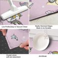 thumbnail image 3 of Pink Unicorn Castle Pattern Kitchen Rug Mat,Kitchen Runner Rugs Non Skid Washable,Decorative Kitchen Floor Mats for Kitchen,Sink,Laundry,17"X47", 3 of 5
