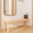 thumbnail image 2 of Versatile and Comfortable - A 52" Solid Wood Bench for Putting on Shoes at the Foot of the Bed, 2 of 6