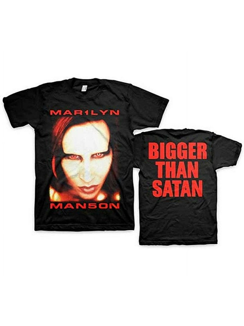 Marilyn Manson Bigger Than Satan Men's T-Shirt Black - Walmart.com