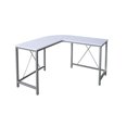 thumbnail image 2 of Escritorio en L Hometrends Blanco con estructura de Metal, 2 of 4