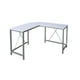 thumbnail image 2 of Escritorio en L Hometrends Blanco con estructura de Metal, 2 of 4