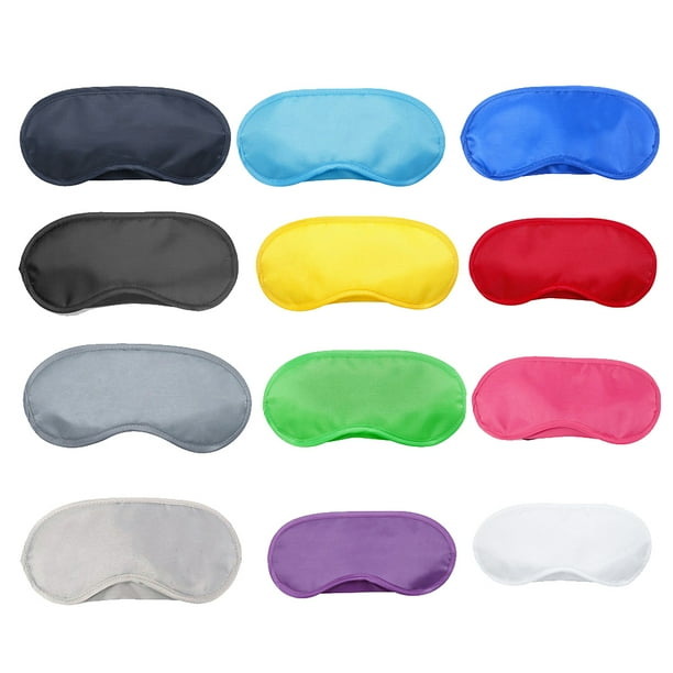 25pcs Multicolor Eye Mask Cover Lightweight Eyeshade Blindfold Sleep Mask Correas elásticas para niños Mujeres Hombres