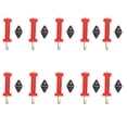 thumbnail image 1 of Poignée de Barrière Électrique, Poignée de Clôture Isolée Poignée de Clôture Rouge pour Professionnel pour Extérieur, 1 of 8