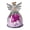 Purple, variant on LSLJS Natural Immortal Flowers Valentines Day Gifts, Angel Figurines Glass Cover with Preserved Forever Real Rose Valentine Love Desktop Decorations Romantic Angel Flowers Gifts for Women Girls