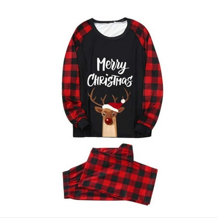 

Baby Boy Clothes Matching Family Christmas Pajamas Set Christmas Pjs For Family Set Red Plaid Top And Long Pants Sleepwear Sets