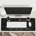 thumbnail image 5 of Camo Camouflage Retro Hunting Tactical Army American Flag Gaming Keyboard Mouse Pad Mousepad Huge Extended XL Stitched Edge Rubber Sole for Home Office(31.5"X 11.8"), 5 of 7