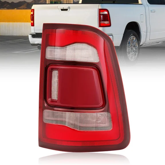 Woudy New LED Right Side Tail Light with Blind Spot for Dodge RAM 1500 2019-2023 68262530AH