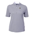 thumbnail image 2 of Women's Cutter & Buck  Navy Notre Dame Fighting Irish Alumni DryTec Virtue Eco Pique Stripe Recycled Top, 2 of 3