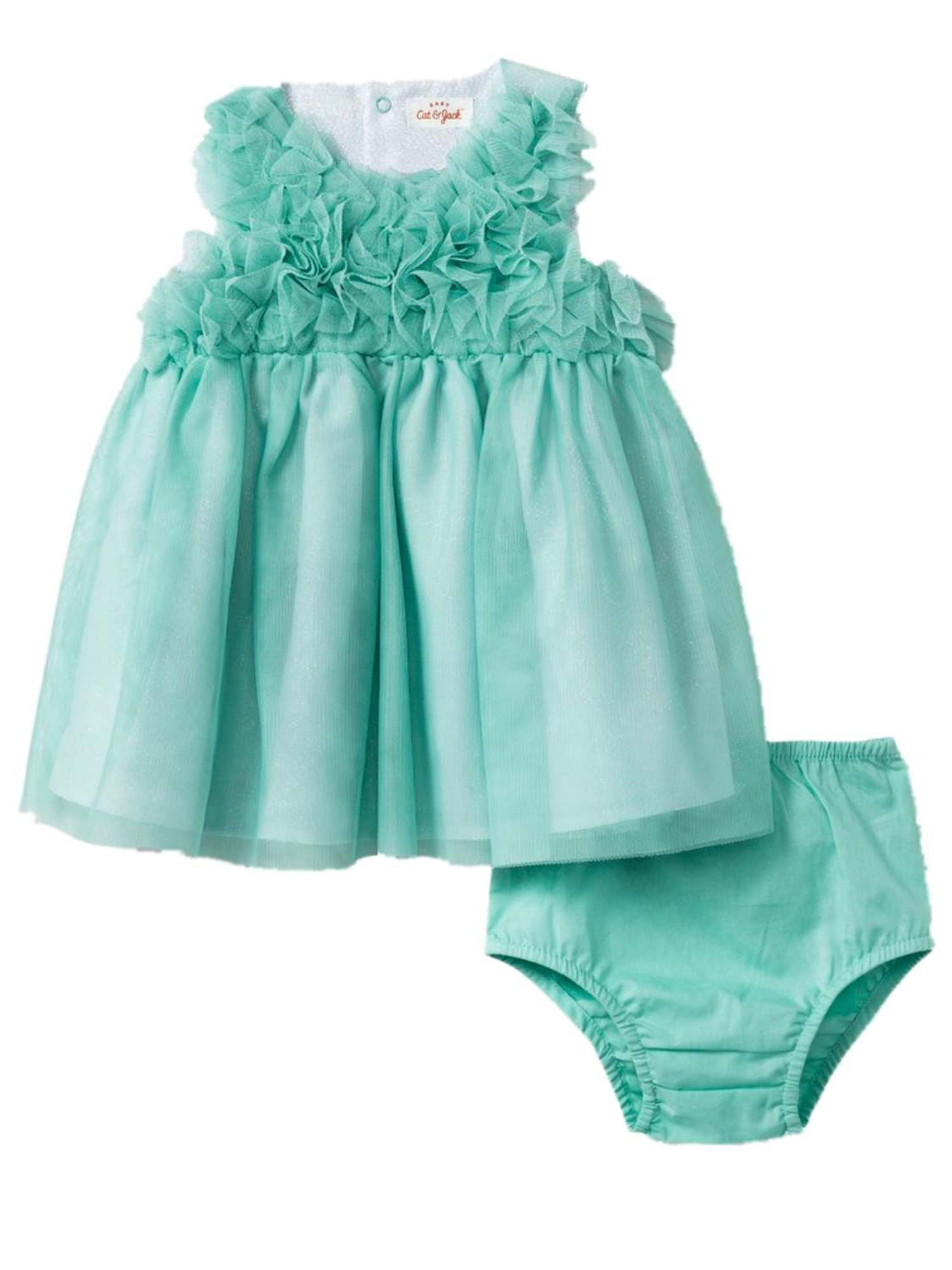 mint green infant dress