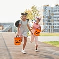 thumbnail image 3 of PENGXIANG Light Halloween Candy Bags Light Up Halloween Party Trick Light Up Candy Bags  Multipurpose Reusable Bucket for Children Halloween Snack Bags, 3 of 8