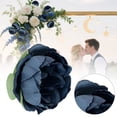 thumbnail image 2 of Artificial Faux Silk Peony Flower Heads for DIY Wedding Party Catering Decorations, Fake Floral Heads Simulated Rose Heads Silk Daisy Flower, 1Pc for Home Party Tabletop Decor(Blue,2.3x2.3"), 2 of 9