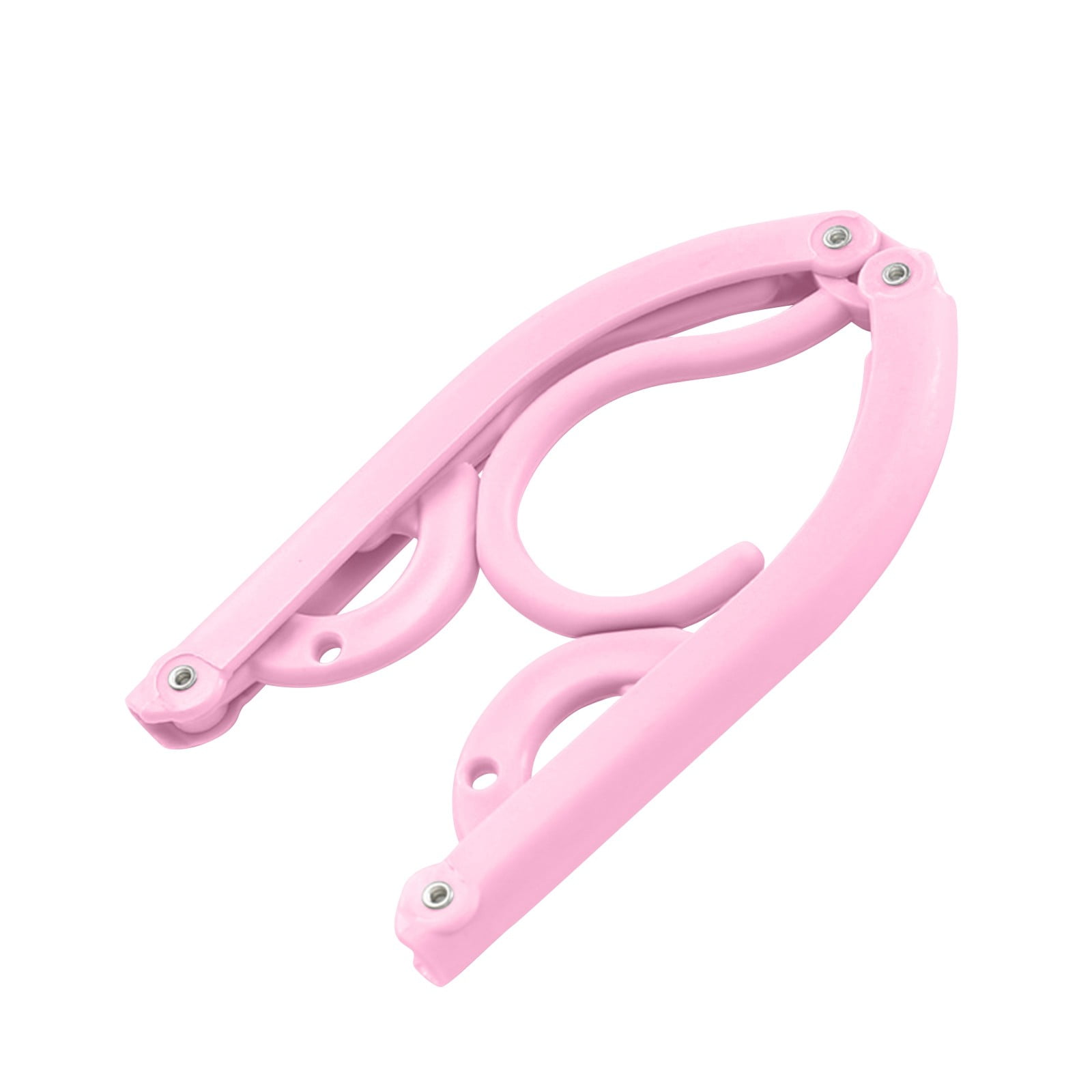 11 Pcs Portable Folding Travel Hangers - Lightweight Pink Clothes Hangers For Home & Trip