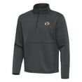 thumbnail image 2 of Men's Antigua Pewter Nashville Predators Twist Quarter-Zip Pullover Jacket, 2 of 3