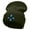 Olive, variant on Arrow Game Pad Embroidered 12 Inch Long Knitted Beanie - Black OSFM