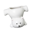 thumbnail image 5 of MAGIDEAL Bear Plant Pot Pen Holder Planters Organizer Flower Pot for Indoor Plants Garden White, 5 of 8