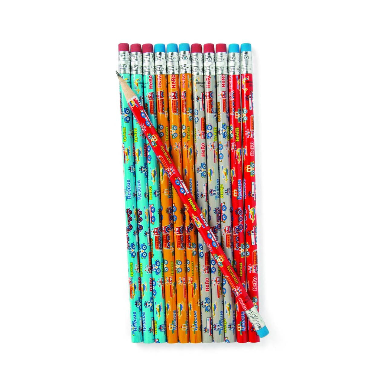 Rescue Heroes Pencils, Birthday, Stationery, 24 Pieces