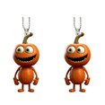 thumbnail image 1 of 2Pcs Halloween Pumpkin Car Keychain Vibrant Home Decoration Creative Wide Application Multifunctional Car Pendants, 1 of 10