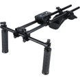 thumbnail image 2 of CAMVATE DSLR Dual Rubber Grip Handheld Shoulder Mount Rig, 2 of 5