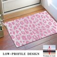 thumbnail image 3 of Pink and Pink Of Leopard Print Door Rugs,Washable Non Slip Door Mats Indoor,Decorative Door Mats,Entry Mat Indoor for Entrance,Bedroom,Kitchen,Bathroom,16"x24", 3 of 6