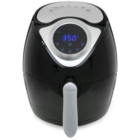 Best Choice Products 2.7qt Non-Stick Heated Rapid Air Technology Digital Electric Air Fryer for Fries, Vegetables, Meat, Baked Goods w/ LCD Display, 7 Temperature, Time Settings - (Best Time To Purchase Kitchen Appliances)