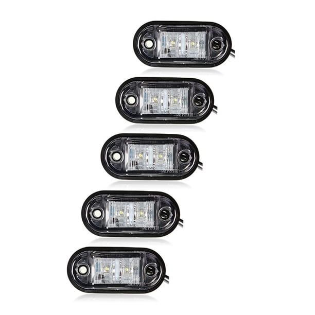 Accesorios de Luz de Marcador Lateral FLhrweasw 5 Piezas 12V-24V