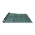 thumbnail image 2 of Ahgly Company Indoor Square Oriental Light Blue Industrial Area Rugs, 7' Square, 2 of 4
