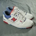 thumbnail image 2 of New Balance 550 Shoes Mens 10.5 White Red Blue Atlantic Sneakers Low Lifestyle, 2 of 6