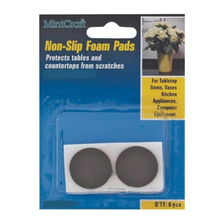 

3PC ProSource FE-50710-PS Non-Slip Foam Pads 1/2 Inch 12mm Black 24 Pack