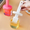 thumbnail image 6 of Silicone Basting Pastry Brush,Heat Resistasnt Basting Pastry Brushes, Brush Container for Oil Sauce and Marinades,Multi-functional Kitchen Cooking Tools for Baking Cooking Grill Spread Oil, 6 of 10