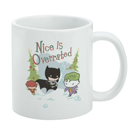 Batman Joker Nice is Overrated White Mug