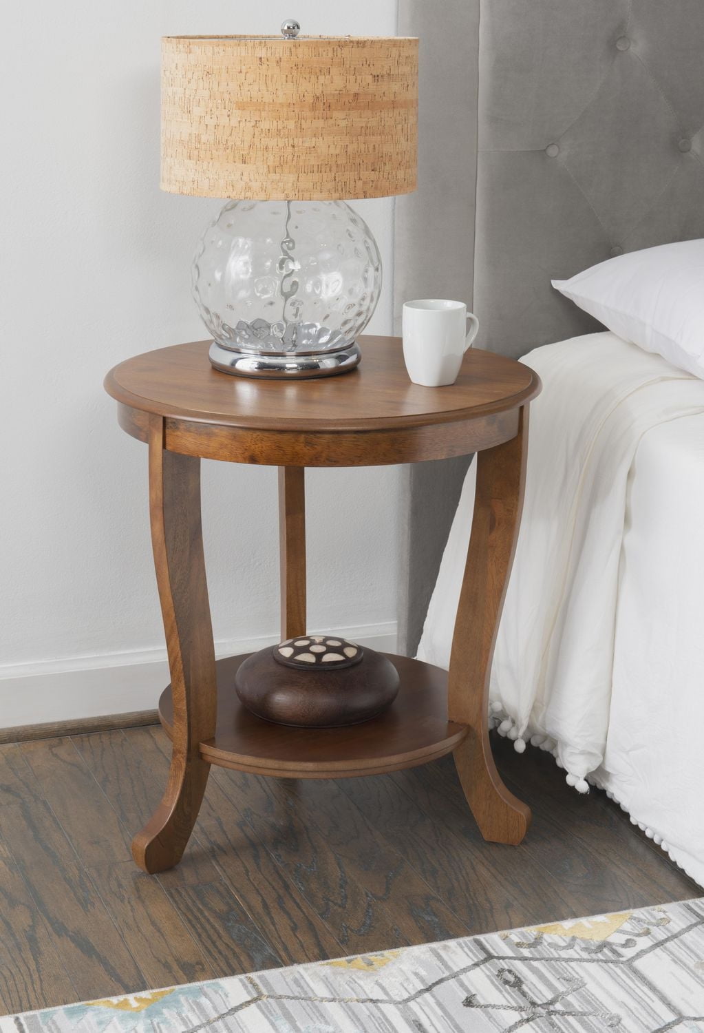 Table d'appoint Dendrie, Noisette