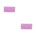thumbnail image 2 of Minnieouse Cartera en efectivo para mujer, reemplazo de Color sólido, botón a presión Rectangular, elegante, exquisito, monedero para mujer, Type3 NO3, 2 of 6