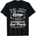 thumbnail image 1 of Camiseta Vintage de Cumpleaños 70 - 1955 Divertida para Mujer, 1 of 5