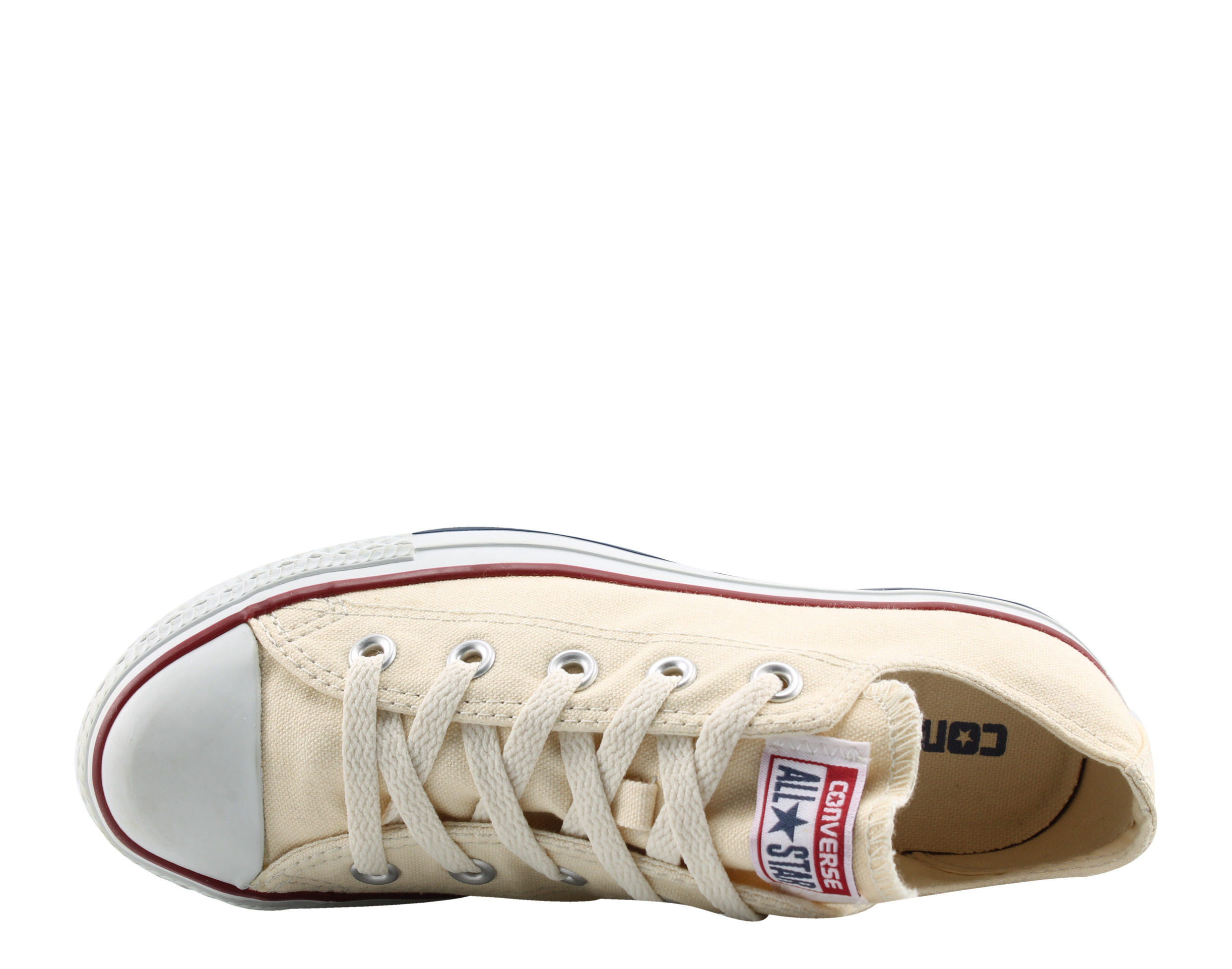 Converse Chuck Taylor OX All Star Big Kids Sneakers Unbleach White m9165 - image 4 of 6