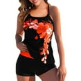thumbnail image 1 of Conjunto de Traje de Baño Dividido de Mujeres, Tres Piezas Impreso Bikini Sexy para la Playa Y la Piscina, Traje de Baño sin Espalda con Almohadilla de Pecho, Nylon de Dos Piezas, 1 of 3