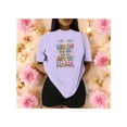 thumbnail image 1 of Playera Blusa De Gracias Por Ser Mi Apoyo Mama Ropa Para Mujer Con Mensaje Color Lila Talla Extra Grande Marca Emil SaEs, 1 of 4
