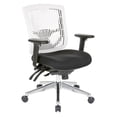 thumbnail image 1 of Contoured White Plastic Back Manager's Chair, 1 of 6