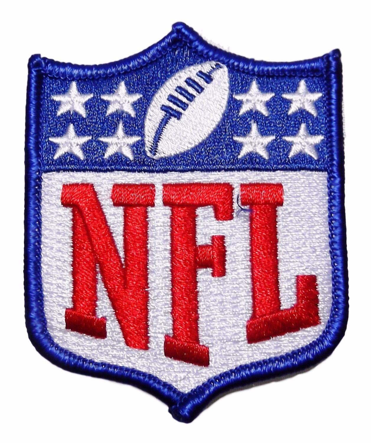 NFL 8 Star Shield Logo 3.25 Inches Tall Embroidered Iron on Patch -  Walmart.com