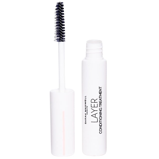Sarah Maxwell Beauty - Tratamiento acondicionador de queratina LAYER Suero para pestañas y cejas sin crueldad - Rímel transparente hidratante y gel para cejas Tratamientos de belleza limpios para pest