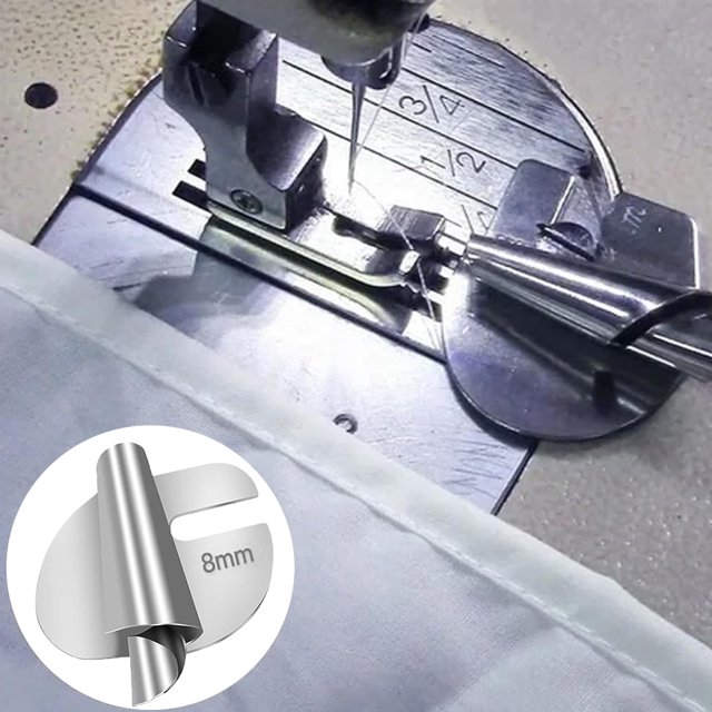 Prensatelas para máquina de coser, prensatelas enrolladas para coser, útil para el hogar y la industria