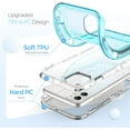 thumbnail image 3 of Pour iPhone 11 Pro Max [6.5 Pouces] Étui de Protection Antichoc Robustes, Anti-Chute, Étui Arrière Transparente Triple Couche, 3 of 7
