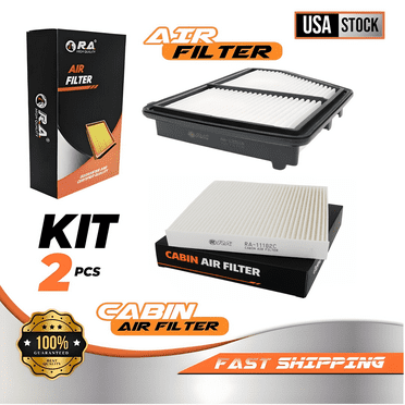 Engine & Cabin Air Filter Set for Honda Civic 2016-2024 L4 2.0L Sedan Hatchback