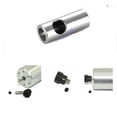 thumbnail image 3 of Paquete de 3 acopladores de soporte de guía de acoplamiento rígido de 3,17 mm, conector de motor de accesorios de cojinete de Hugo Acoplador de eje flexible, 3 of 7