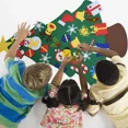 thumbnail image 5 of Árbol de Navidad de fieltro para niños pequeños, árbol de Navidad de fieltro con luces de cadena, juguete Montessori, regalo, decoración del hogar, suministros para fiestas, 5 of 5